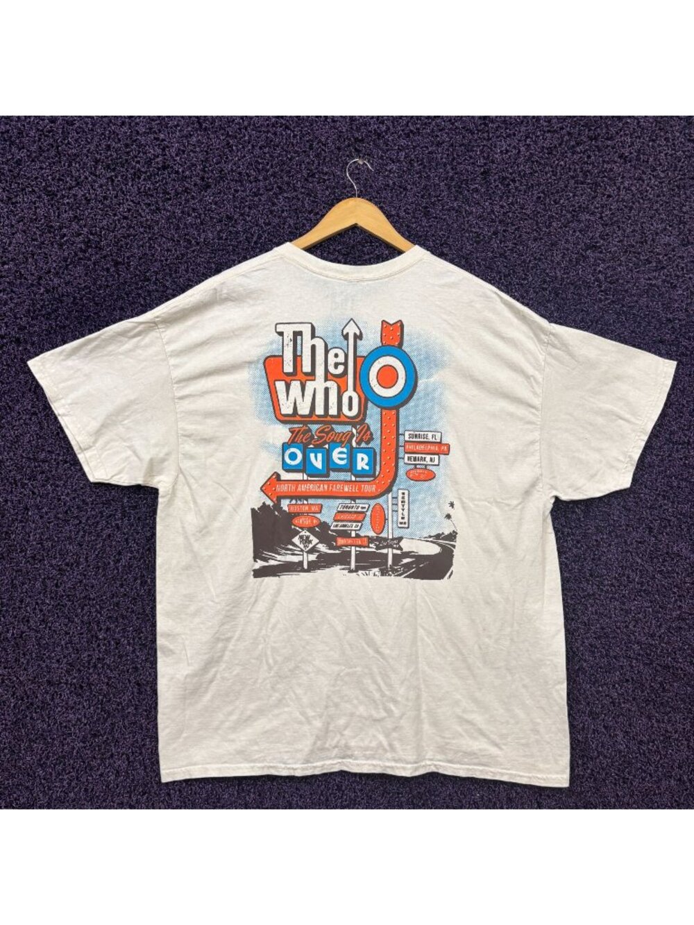 The Who North American Farewell Tour T-Shirt Size XXL